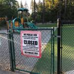 The playground at Chautauqua Elementary School (Tom Hughes Photo).