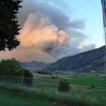A view of the Palmer Fire, located seven miles southwest of Oroville in north central Washington. Source: InciWeb