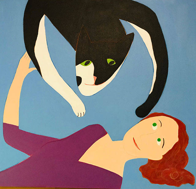 Hello, Again by Sharon Shaver is included in ViVAs annual membership show, to be held at Vashon Center for the Arts for the first time this year (Courtesy Photo).