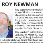 Roy Newman | Obituary