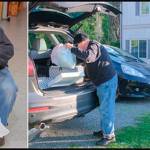 Each weekday, the Medical Reserve Corps packages up the days COVID-19 test samples for laboratory analysis on the mainland. Here, volunteer Registered Nurse Will Dacus packaged up 29 samples, following protocols for cold storage and preventing contamination. He then drove them to volunteer Wendy Kleppe who in turn drove them to the lab in Ballard. The relay takes place outside Vashon Community Care where she works as Executive Director. I have always made community a big part of my life, says Kleppe. Thats how I feel about this, because it takes a village to respond to this terrible pandemic. This work is our community coming together and thats why Im glad to do it. Kleppe lives off-island and diverts to the lab on her daily commute to her home north of Seattle (Courtesy Photos).