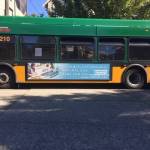 A King County Metro bus with an ad from the natural gas organization Partnership for Energy Progress. Contributed photo