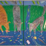 Artwork by Sharon Shaver is included in VALISEs January show.