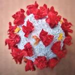 Origami artist Alice Larson has created COVID-19 balls based on the often seen Centers for Disease Control and Prevention image (Courtesy Photo).