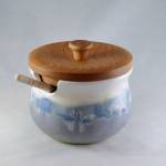 Painted Sky Honey Pot, by April Dalinis, is part of a new collection on display at VCAs lobby gift shop (Courtesy Photo).