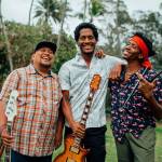 Local music presenter Debra Heesch said that Ron Artis II and his band put on a great show. The energy from the band gets everyone moving, she said. The band is swapping instruments and dancing. It energizes the entire space. The band will play a live show this weekend, for a limited in-person audience, at Vashon Center for the Arts (Courtesy Photo).