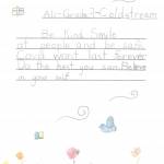 Coldstream elementary students provide advice to adults amid the COVID-19 pandemic.