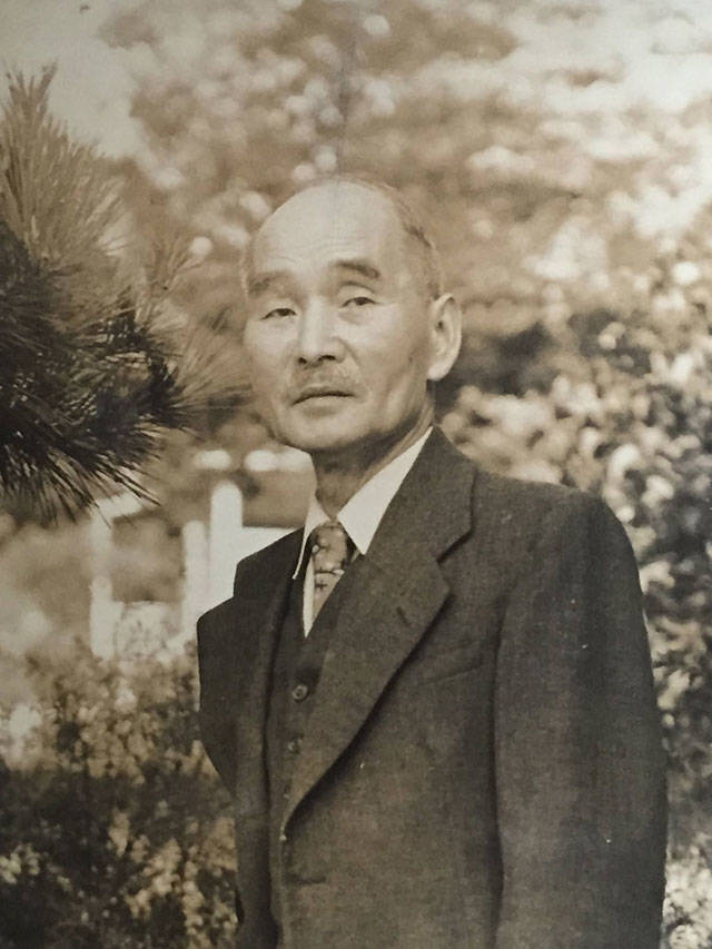 In March 1932, Ujiro Nishiyori, president of the Vashons Japanese Society, presented 100 flowering cherry trees to be planted on the grounds of Vashon High School. In a ceremony, he said, The trees, which we present today are our gift to a community which has treated us and our children as neighbors and friends rather than people of another race and country (Photo courtesy of Vashon Heritage Museum).