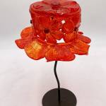 Orange Garden Flower Hat | VIVA Member Show 2021 (Brian Brenno Artwork).