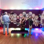 In one section of Vashon Heritage Museums current exhibit, In and Out: Being LGBTQ on Vashon, the stories of LGBTQ islanders are depicted as vignettes within cells that are part of the honeycombed beehive of the community (Courtesy Photo).