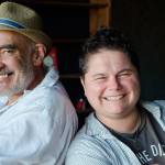 Writer Amy Drayer and Chris Boscia, artistic director of Take A Stand Theatre, have teamed up to present Penny Tahlequah and the Ms. Olsen Incident, a radio murder mystery play set on a very Vashon-like island in 1986 (Peter Serko Photo).