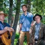 Cast members of Vashon Theatre Fests Woody Guthries American Song include (left to right), Jon Whalen, Hailey Quackenbush and Michael Shook (Courtesy Photo).