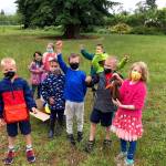 At Chautauqua Elementary School (CES) the year will begin with lunches for grades 1 to 5 outside, in the back covered area, with students sitting on sit spots. CES is ordering stadium seat pads for softer seating when it gets chilly. Recess, of course, will remain a favorite outdoor activity, and some specialty classes may also be held outdoors, weather permitting (Courtesy Photo/Chautauqua Elementary School).