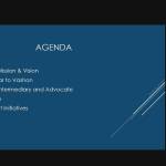 (Staff Screenshot) The agenda for the Healthcare District meeting, which was held over Zoom. On the right, from top to bottom: Administrative Director JoJo Weller, Commissioner LeeAnn Brown, Superintendent Eric Jensen, Board President Tom Langland and Commissioner Eric Pryne.