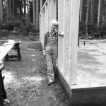 (Courtesy Photo) Julia Anderson, in a photo taken in 2016, just one week after her assault on Vashon, has now written a memoir detailing how the process of building her home helped transform her trauma into resilience and renewal.