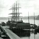 (Oliver Van Olinda Photo, 1893) The Dockton dry dock in 1893