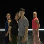 (Bruno Roque Photo) A still from 5 Favorite Things, by FLOCK. Pictured from left to right are dancers Jacqueline Burnett, Noelani Pantastico, James Yoichi Moore and David Schultz.