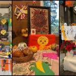 (Peter Woodbrook Photos) Dia de Los Muertos ofrendas at (left to right) Chautauqua Elementary School, McMurray Middle School and Vashon High School.