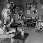Terry Donnelly Photo
Bruce Haulman, Carol Slaughter, and Al Slaughter (left to right) at the Slaughters Tahlequah home, discussing the changes the Slaughters have seen at the South End of the Island over the past 70 years.