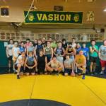 (Kelly Murphy Photo) VHS wrestlers are ready to compete.