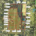 (Graphic source: King County Water and Land Resources Division) This aerial photo/map shows the west half of Misty Isle Farms, with Southwest 220<sup>th</sup> Street on the north, Wax Orchard Road to the west, Southwest 232<sup>nd</sup> Street on the south and Old Mill Road on the east. The meadow that has been the site of the Vashon Sheepdog Classic is at the northeast corner, tax parcels <tcxspan tcxhref="1222029035" title="Call 1222029035 via 3CX">1222029035</tcxspan> and <tcxspan tcxhref="1322029049" title="Call 1322029049. via 3CX">1322029049.</tcxspan> Parcels <tcxspan tcxhref="1222029032" title="Call 1222029032, via 3CX">1222029032,</tcxspan> <tcxspan tcxhref="1222029072" title="Call 1222029072 via 3CX">1222029072</tcxspan> and <tcxspan tcxhref="1222029051" title="Call 1222029051, via 3CX">1222029051,</tcxspan> on 220<sup>th</sup>, sold last month. Parcel <tcxspan tcxhref="1322029072" title="Call 1322029072, via 3CX">1322029072,</tcxspan> on Wax Orchard, sold in October. All the parcels between them sold earlier this year.