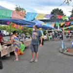 (Jim Diers Photo) The upcoming marketplace presented by Comunidad Latina de Vashon is the second of 2021. This summer, another outdoor marketplace at the Sheffield Building also offered food, gifts, and community fun.
