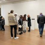 (Courtesy Photo) To showcase the work of teenaged students in Crash Course in Activist Art, West McLean and Jessica DeWire transformed Vashon Center for the Arts Blue Heron Education Center back into a small and pristine art gallery.