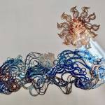 Courtesy Photo
The Pulse of the Salish Sea, a 40-foot art installation by June Sekiguchi, will be on view at Vashon Center for the Arts.