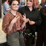 (Andy James Photo) After Sundays matinee of A Midsummer Nights Dream, Ian Ingalls (left) and Ari Officer smiled for the camera, as family members, friends and fans greeted the cast and crew of the show. Ingalls plays the role of Fairy in the show; Officer is Robin Goodfellow (Puck).