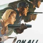 (Huber Robers (Canada) Artwork) Attack on All Fronts, included in the collection of Matt Bergman, was created in 1942, during WWII.