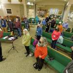 (Rick Wallace Photo) The Vashon Island Chorale, in rehearsal at the Vashon United Methodist Church.