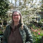 (Jenna Dennison Photo) Kim Cantrell, amongst the plants at Little Bird Gardens.