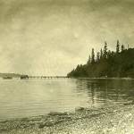 (Courtesy Photo) An archival photograph of the Sylvan Beach dock, located on Colvos Passage.