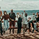 (Courtesy Photo) Camp Burton staff celebrating during Thanksgiving 2021. Chef Bill Rowe is third from left.