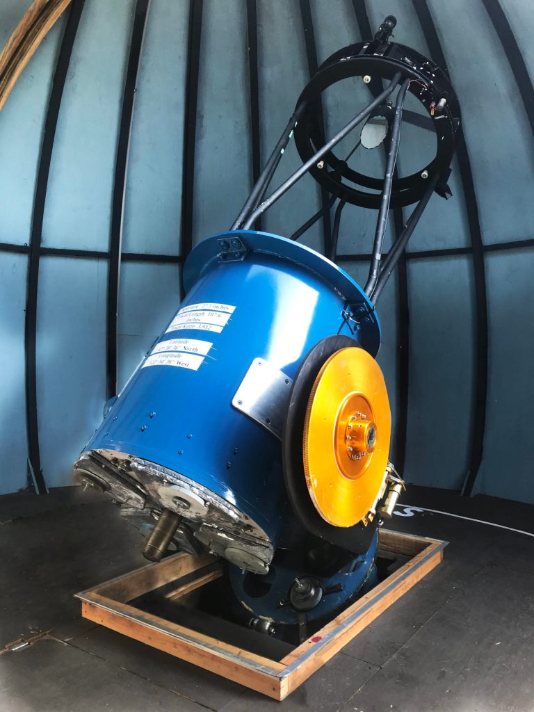 Edwin E. Ritchie Telescope at Edwin E. Ritchie Observatory in Bainbridge Island, WA. Photo courtesy of Battle Point Astronomical Association.