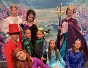 From left to right: Back - Mira Stone, River Corriston-Nasife, Lucy Ahern. Middle - Micah Lawrence, Amelia Stone, Amiya Bowens, Josie Reiling, Maggie Uhlir. Front - Rubi Johnson. Photo courtesy of Annie Marie Musselman