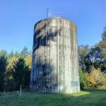 Burton Water Company’s 40-foot tall tank, located near Wax Orchard Road. File photo