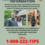 Confidential information is still being sought in the hit-and-run fatality of islander Philip Cushman. (Courtesy Graphic)