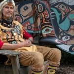 TEASE Vashon Island, Washington:
Portrait of Odin Lonning, a traditional Native American artist and carver. From People at Work
