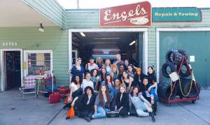 Andrew Valantine Photo
Engels Towing and Repair was the perfect stage for ZTheorys high-octane take on Christina Aguileras Dirrty.