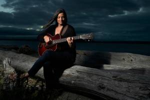 Jamie Stillway, Musician, Composer. Photographed at KVI Beach, Vashon Island, WA. 8/4/22.