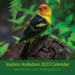 The 2023 Audubon calendar features Chris Smiths photo of a Western Tanager (Chris Smith Photo).