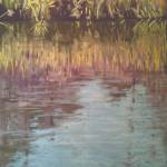 Still Water Reflections, by Jayne Quig, a longtime and beloved member of Vashons visual arts community (Courtesy Photo).