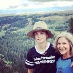 Shanikai Moon, with his mother, Erin Kenny, who died in 2018.