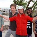 The musicians of Toubab Krewe, are (left to right), Drew Heller, Justin Kimmel, Justin Perkins, Terrence Houston, Luke Quaranta. Theyll play a concert at Open Space on March 24 (Kenny Appelbaum Photo).