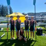 (Left to right) Mitchell Grossman, Henry Cooper, Tyler Davis, Lance Westbrook and Will Parker (Ben Steele Photo).