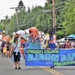 The Vashon Island Marine Band and Procession in the 2022 Strawberry Festival (File Photo).