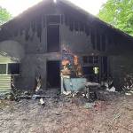 VIFR Photo
Vashon Island Fire & Rescues career firefighters and volunteers worked through the early morning hours of June 21 to extinguish a residential fire at 8414 Quartermaster Drive.