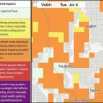 The HeatRisk scale shown above was first introduced in 2014. This year, a new version was rolled out for most areas of the western United States as a prototype in preparation for going national (Courtesy Photo).