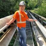 Lizzy Corliss has run the Vashon Treatment Plant for the last four years (Alison Hawkes Photo).